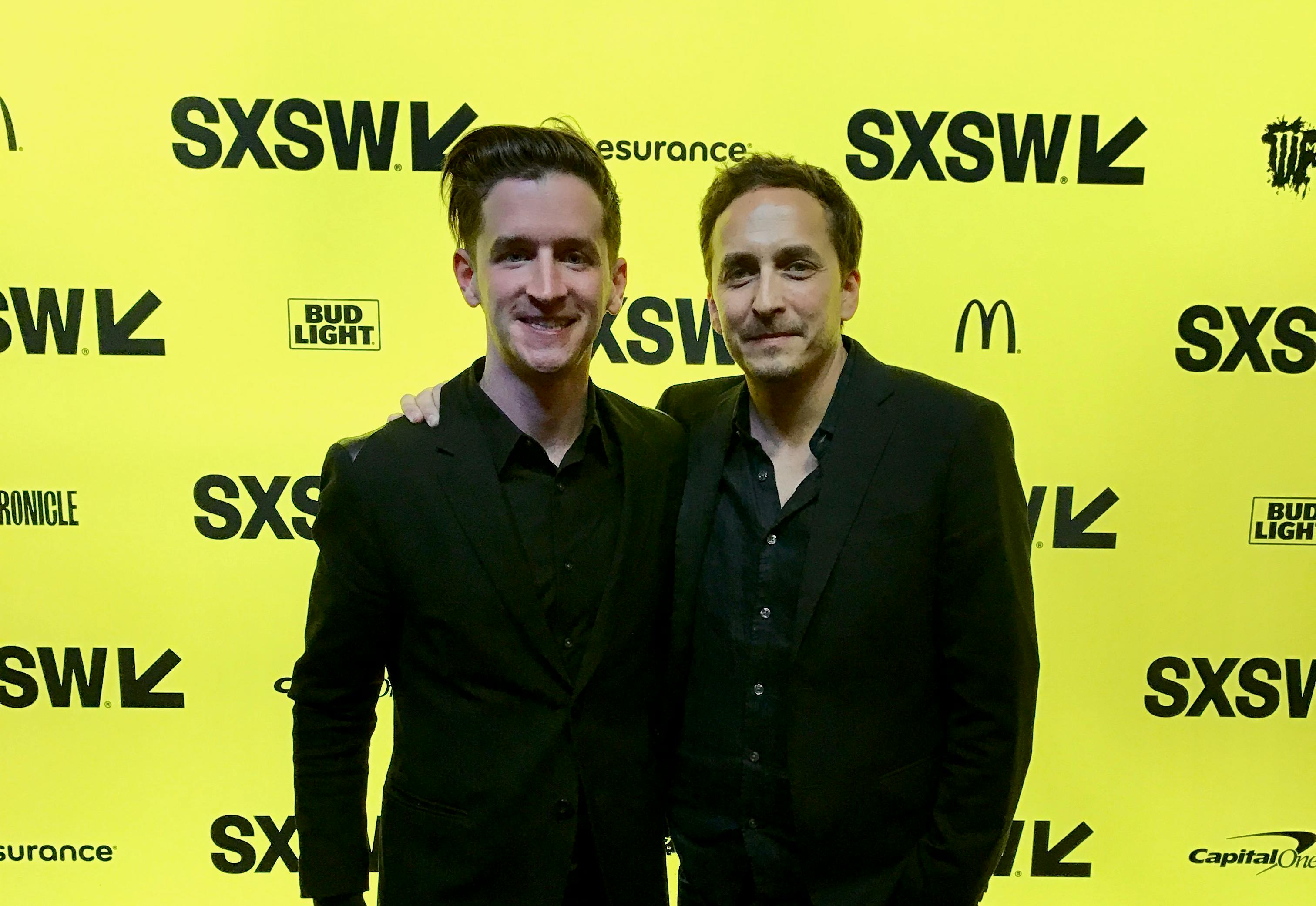 Me (left) and Brent (right) after the premier of "METH STORM" at SXSW March 11th, 2017.